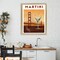 Stupell Industries Retro Martini & Bridge View Floating Frame, design by Brett Blumenthal